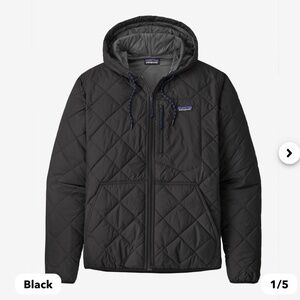 Patagonia Men’s Quilted Bomber Jacket - Black